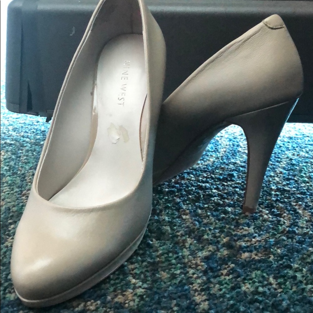 Nine West Nude Heels